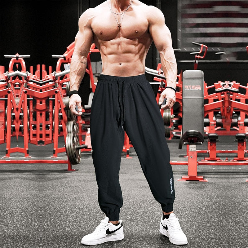 Pantalon de sport baggy à cordon