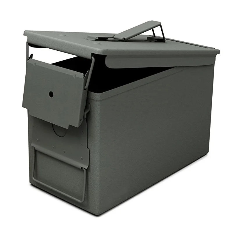 Boîte métallique de rangement pour batteries LiPo – 25,5 × 9 × 17 cm
