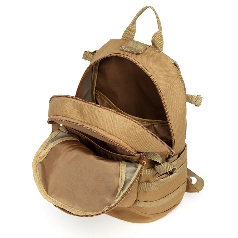 Sac à dos tactique camouflage 20–35 L – plusieurs motifs