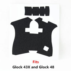 Grip adhésif antidérapant pour poignée type Glock – plusieurs modèles