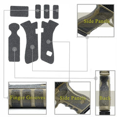 Grip adhésif antidérapant pour poignée type Glock – plusieurs modèles