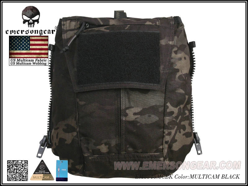 Panneau arrière Zip-On pour plate carrier – Emersongear