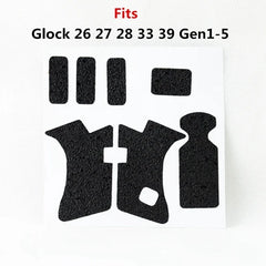 Grip adhésif antidérapant pour poignée type Glock – plusieurs modèles