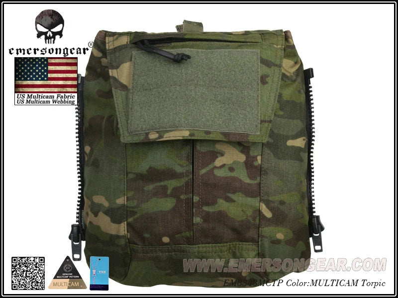 Panneau arrière Zip-On pour plate carrier – Emersongear