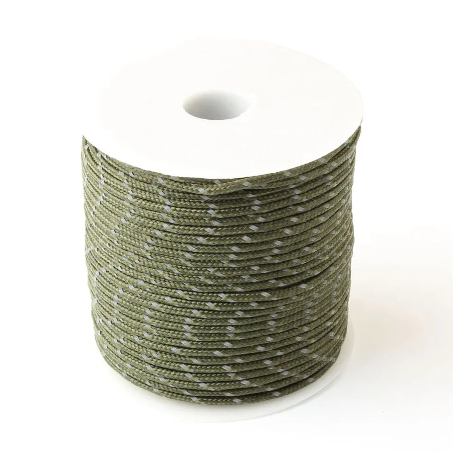 Paracorde réfléchissante 2 mm – 50 m, 3 brins