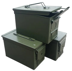 Boîte métallique de rangement pour batteries LiPo – 25,5 × 9 × 17 cm
