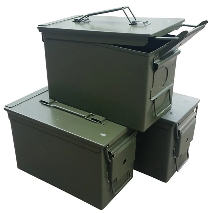 Boîte métallique de rangement pour batteries LiPo – 25,5 × 9 × 17 cm