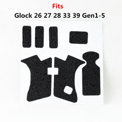 Grip adhésif antidérapant pour poignée type Glock – plusieurs modèles