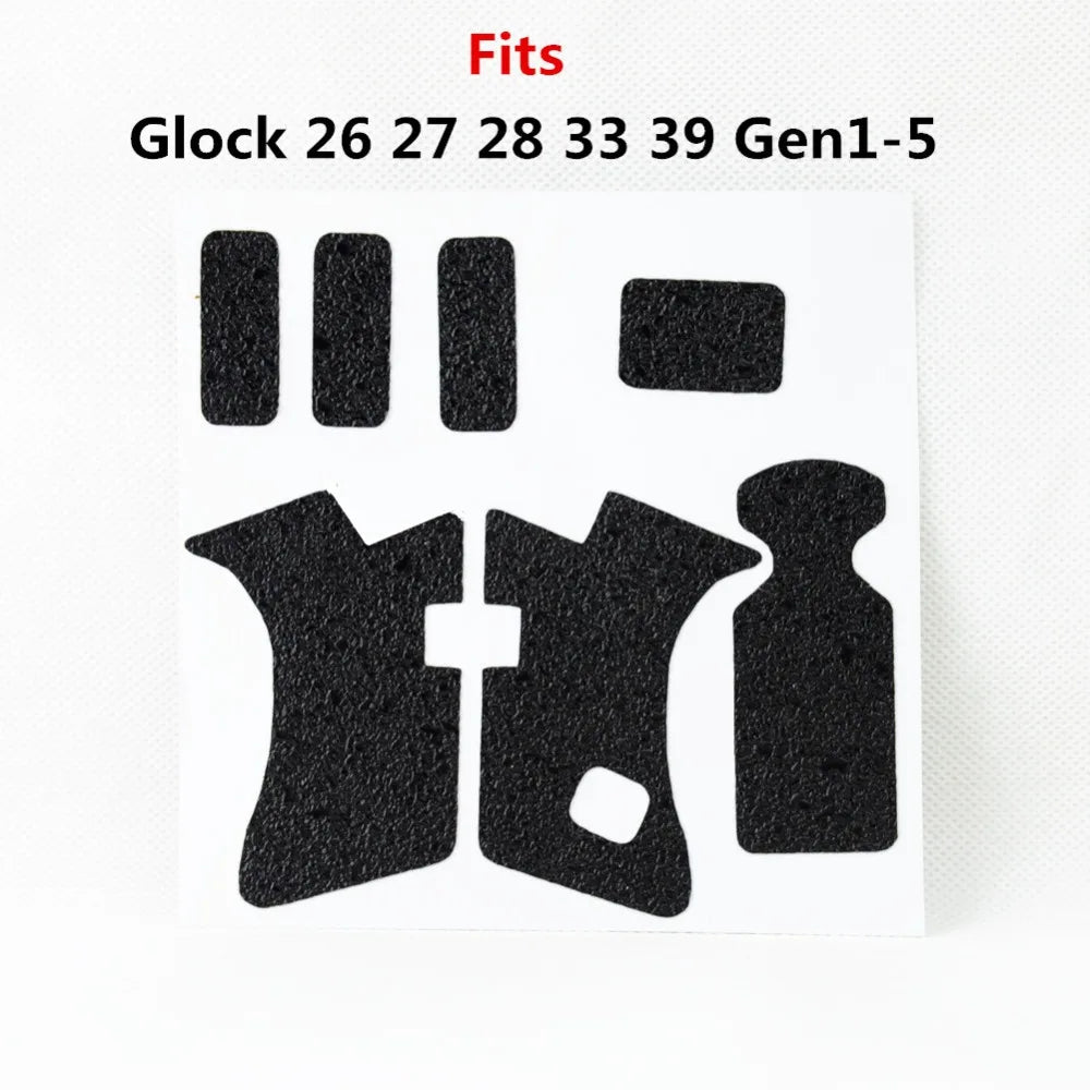 Grip adhésif antidérapant pour poignée type Glock – plusieurs modèles