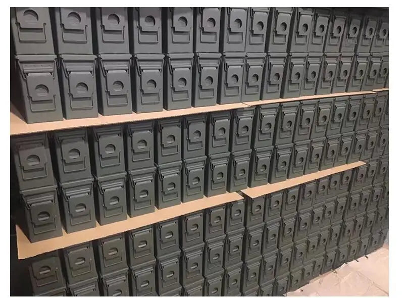 Boîte métallique de rangement pour batteries LiPo – 25,5 × 9 × 17 cm