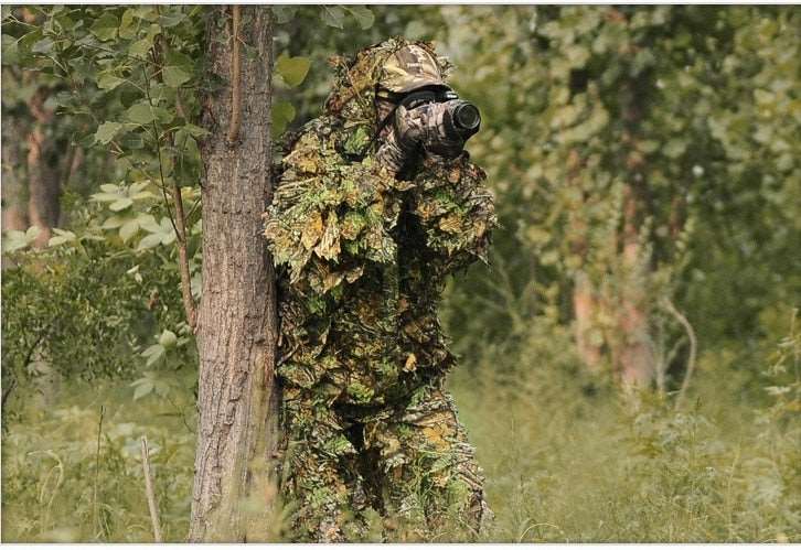 Ghillie, tenue de camouflage, feuilles d'érable