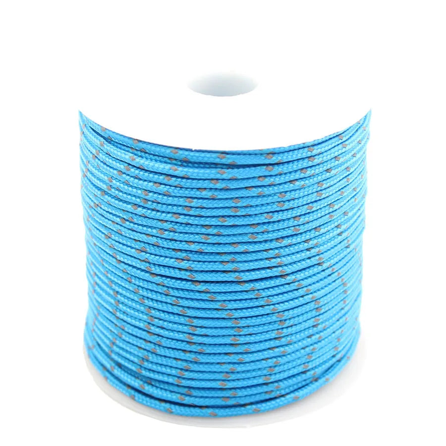 Paracorde réfléchissante 2 mm – 50 m, 3 brins