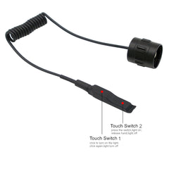 Lampe LED rechargeable USB avec montage Picatinny
