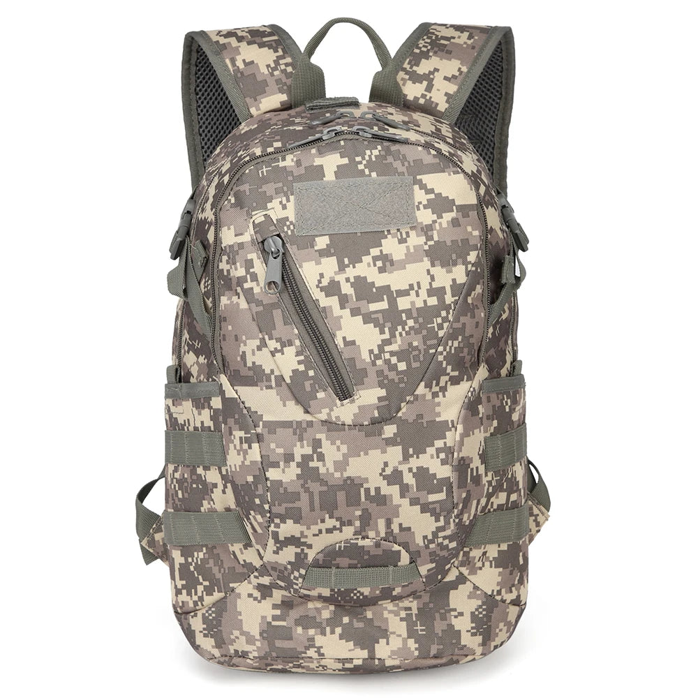 Sac à dos tactique camouflage 20–35 L – plusieurs motifs
