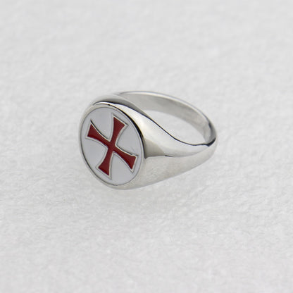 Bague en émail rouge Templiers Assassin's Creed 3