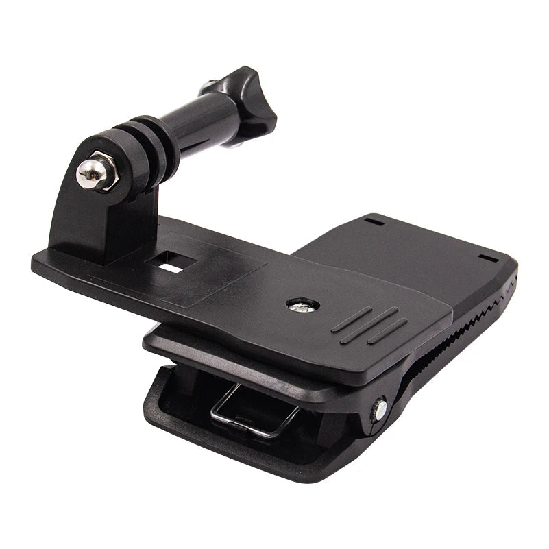 Clip rotatif 360° pour caméra d’action – sac, ceinture ou casquette