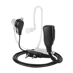 Oreillette PTT 2 broches pour radios Kenwood et Baofeng