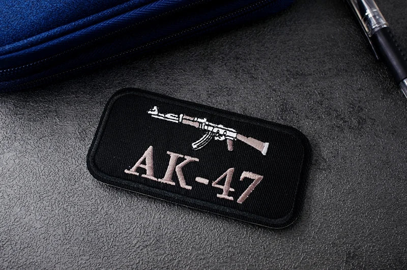 Patch brodé motif AK-47 thermocollant
