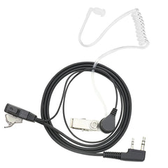 Oreillette PTT 2 broches pour radios Kenwood / Baofeng