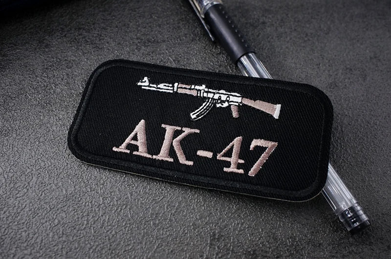 Patch brodé motif AK-47 thermocollant
