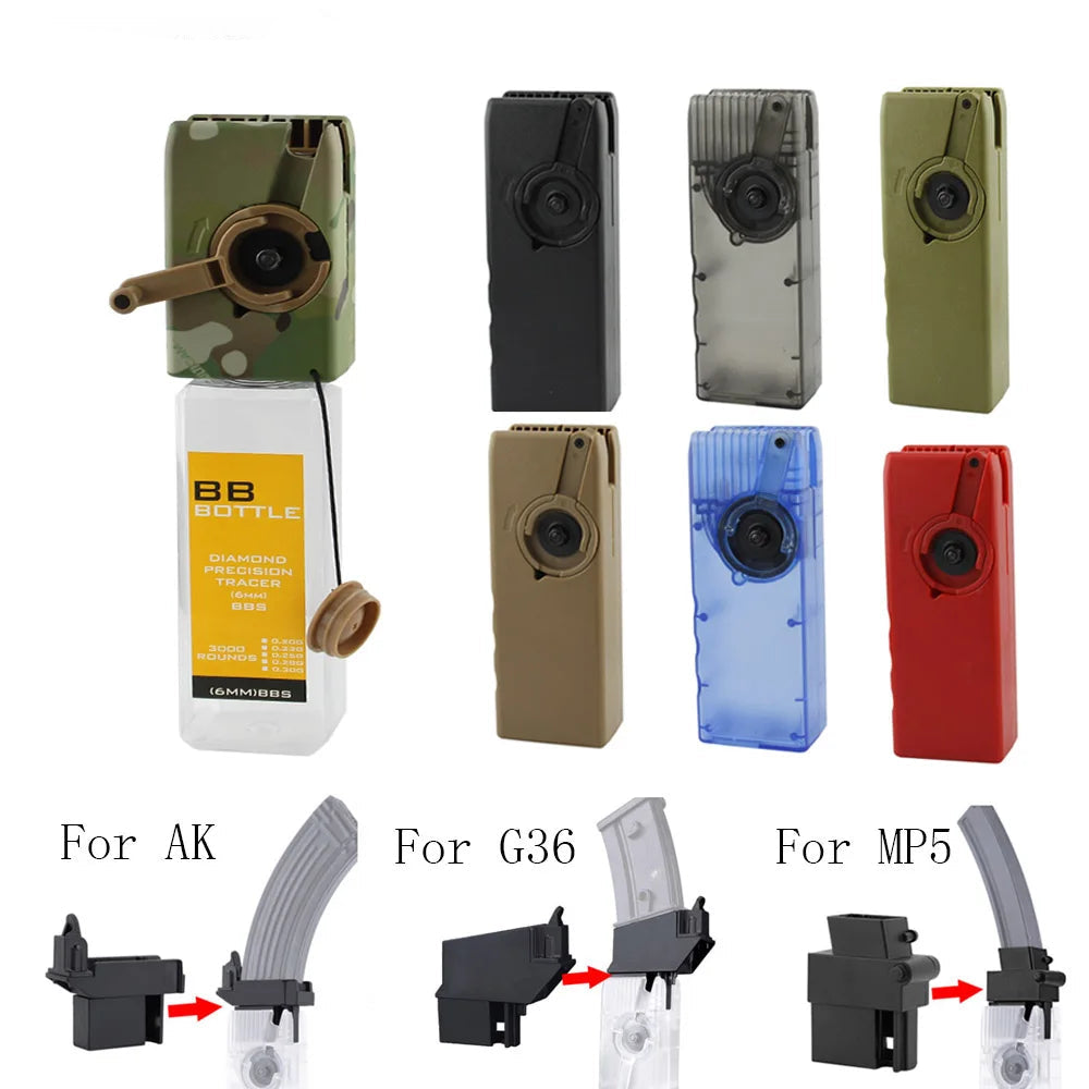 Speed loader à manivelle VULPO pour chargeurs Airsoft M4