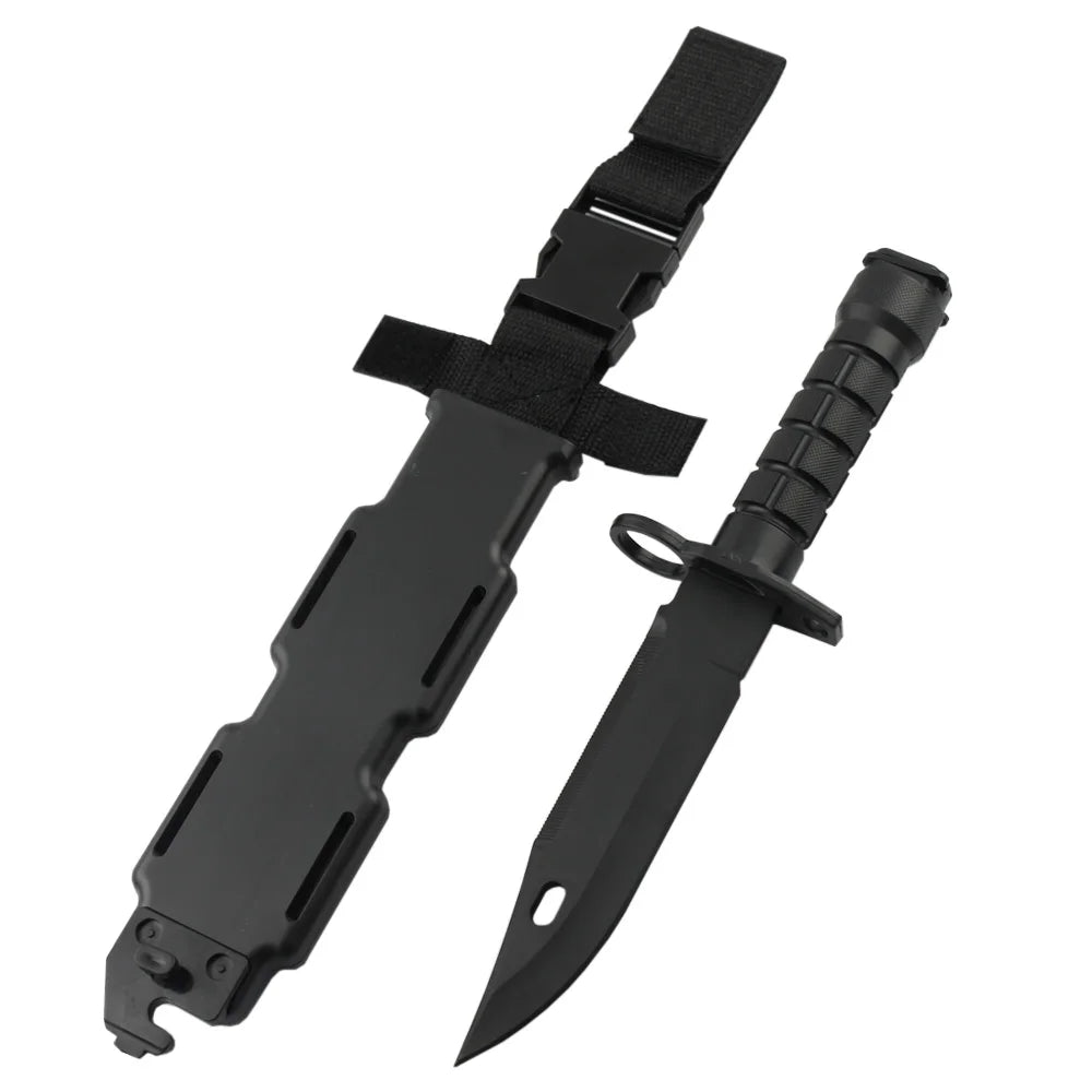 Couteau factice M9 souple pour entraînement et cosplay