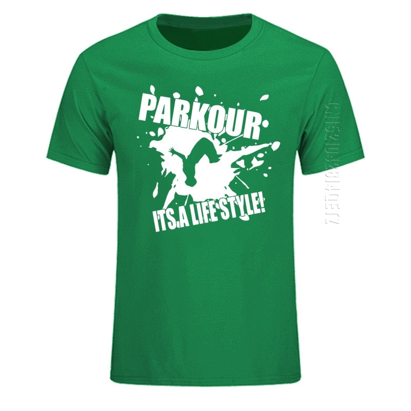 T-shirt Parkour "Its A Lifestyle", en coton