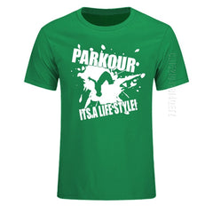 T-shirt Parkour « It’s a Lifestyle » en coton
