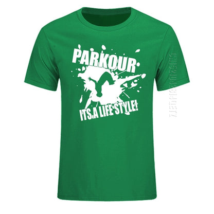 T-shirt Parkour "Its A Lifestyle", en coton