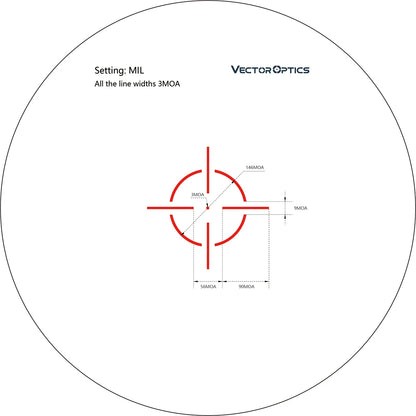 Lunette de visée prisme Calypos 1x30/3x32 - Vector Optics