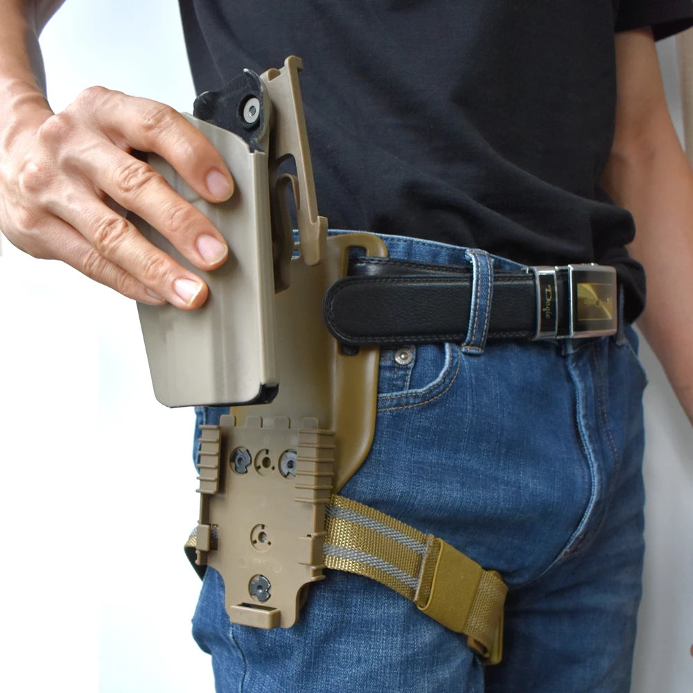 Sangle de cuisse pour plateforme holster QLS – Airsoft
