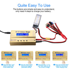 Chargeur équilibré HTRC IMAX B6 V2 80 W / 6 A