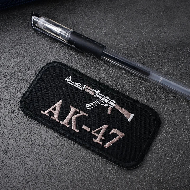Patch brodé motif AK-47 thermocollant
