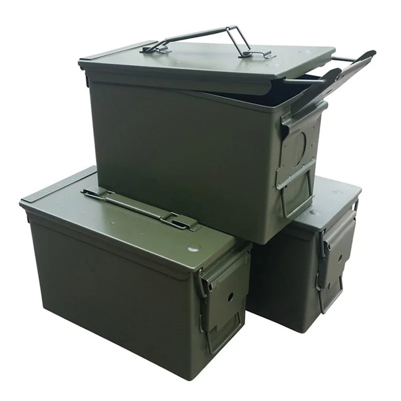 Boîte métallique de rangement pour batteries LiPo – 25,5 × 9 × 17 cm