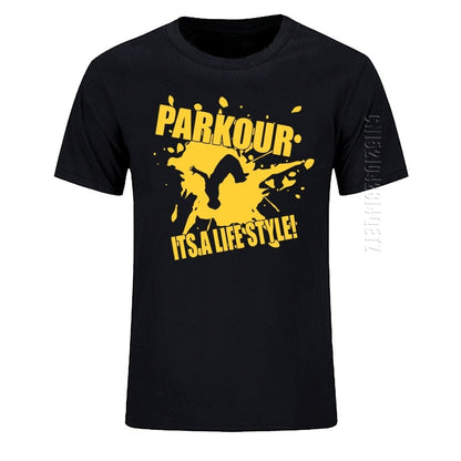 T-shirt Parkour "Its A Lifestyle", en coton