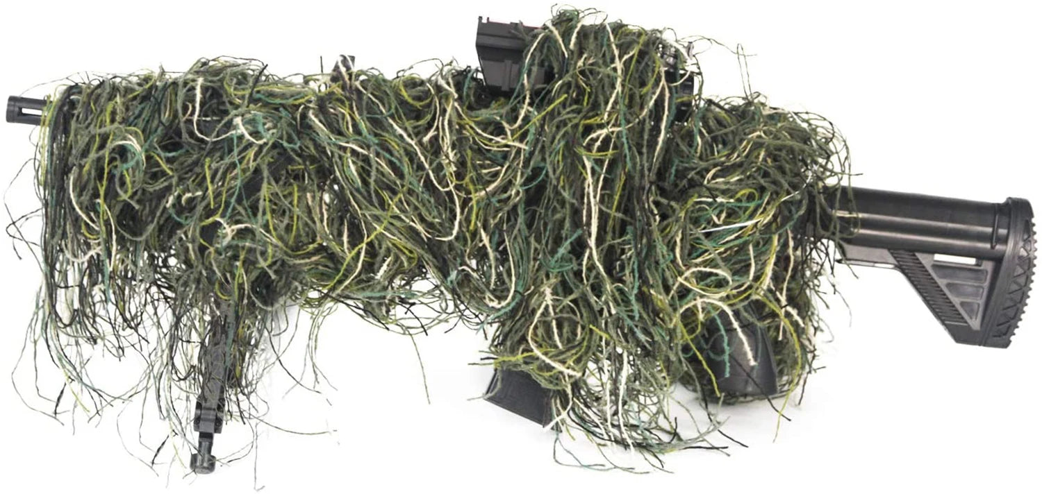 Bande camouflage type ghillie 1,2 m pour réplique Airsoft