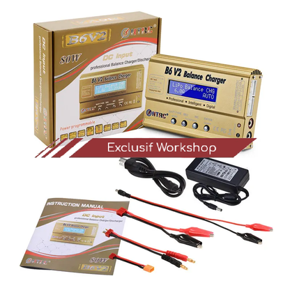 Imax B6 V2 80W 6A RC Balance Charger Li-Ion/LiFe/NiCd/NiMH + Chargeur