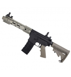 KJ Works M4 RIS Carbine GBBR Gaz 6 mm – Noir / Tan — composant du pack AW