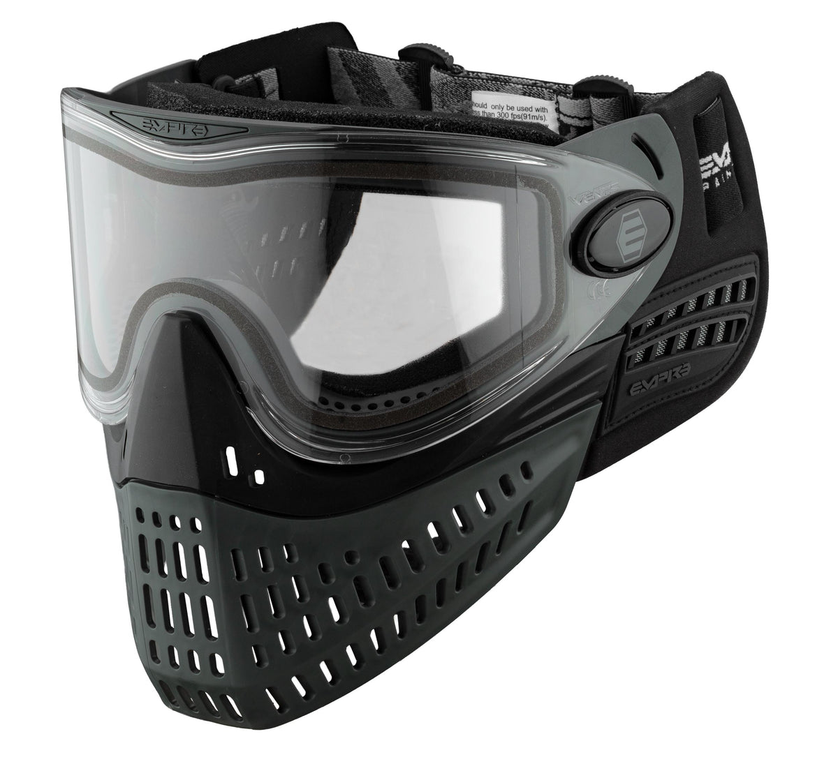 EMPIRE Masque Paintball E-Vent Black Grey