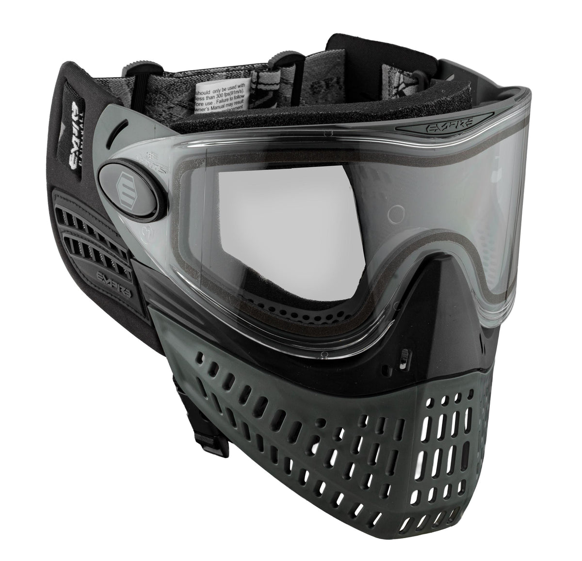 EMPIRE Masque Paintball E-Vent Black Grey