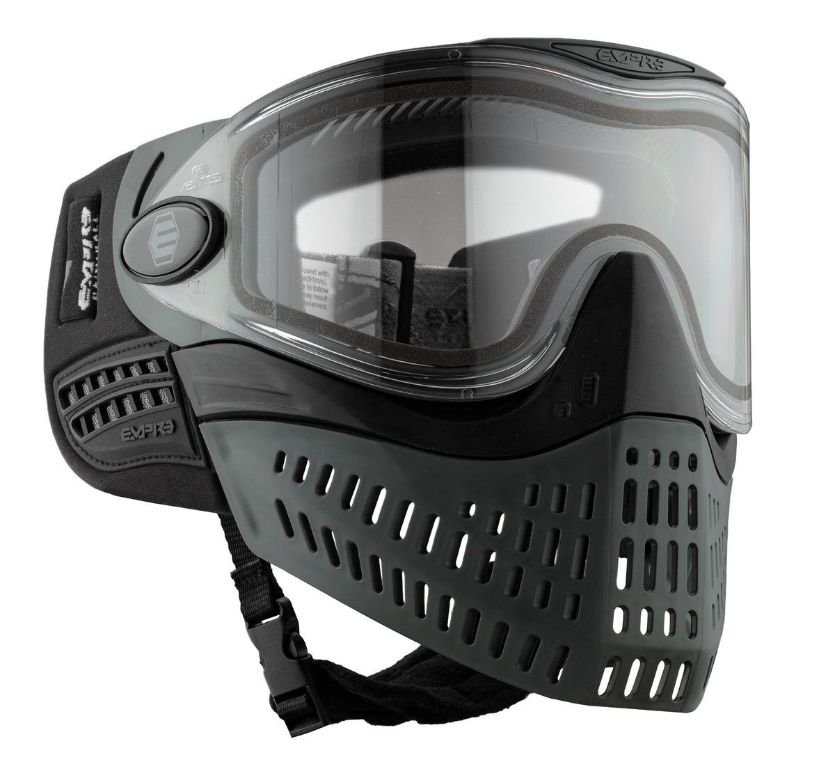EMPIRE Masque Paintball E-Vent Black Grey
