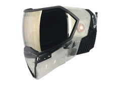 Masque EVS Crystal SE Clair/Noir avec lentille chromée noire HD