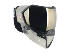 Masque EVS Crystal SE Clair/Noir avec lentille chromée noire HD