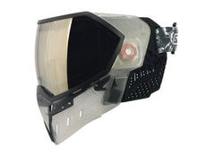 Masque EVS Crystal SE Clair/Noir avec lentille chromée noire HD