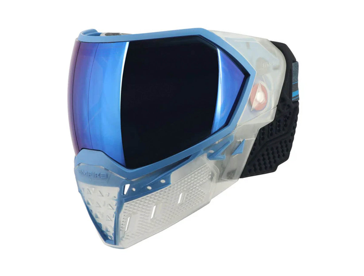 EVS Crystal SE Clair/Bleu avec lentille miroir bleue