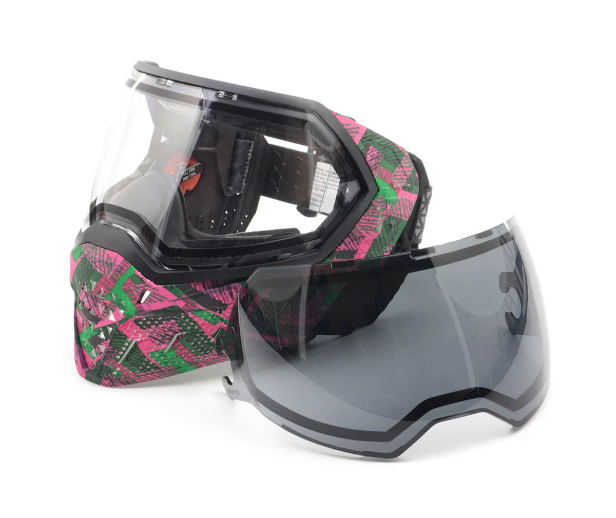 Masque Empire EVS Geo Grunge SE avec lentilles Thermal Ninja et Thermal Clear