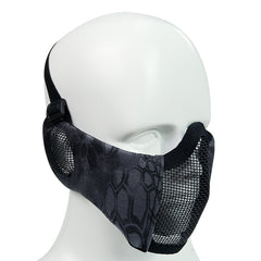 Protection Airsoft visage et oreilles en maille d’acier