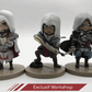 Figurine Assassin's Creed Edward, Connor et Ezio 12cm