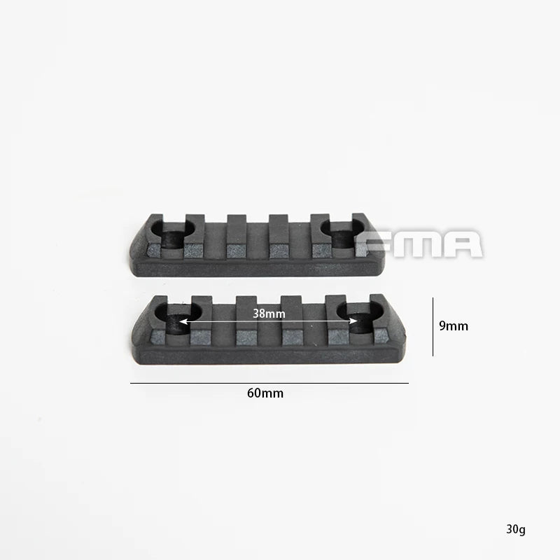 Rails latéraux FMA pour casque type Wendy – paire