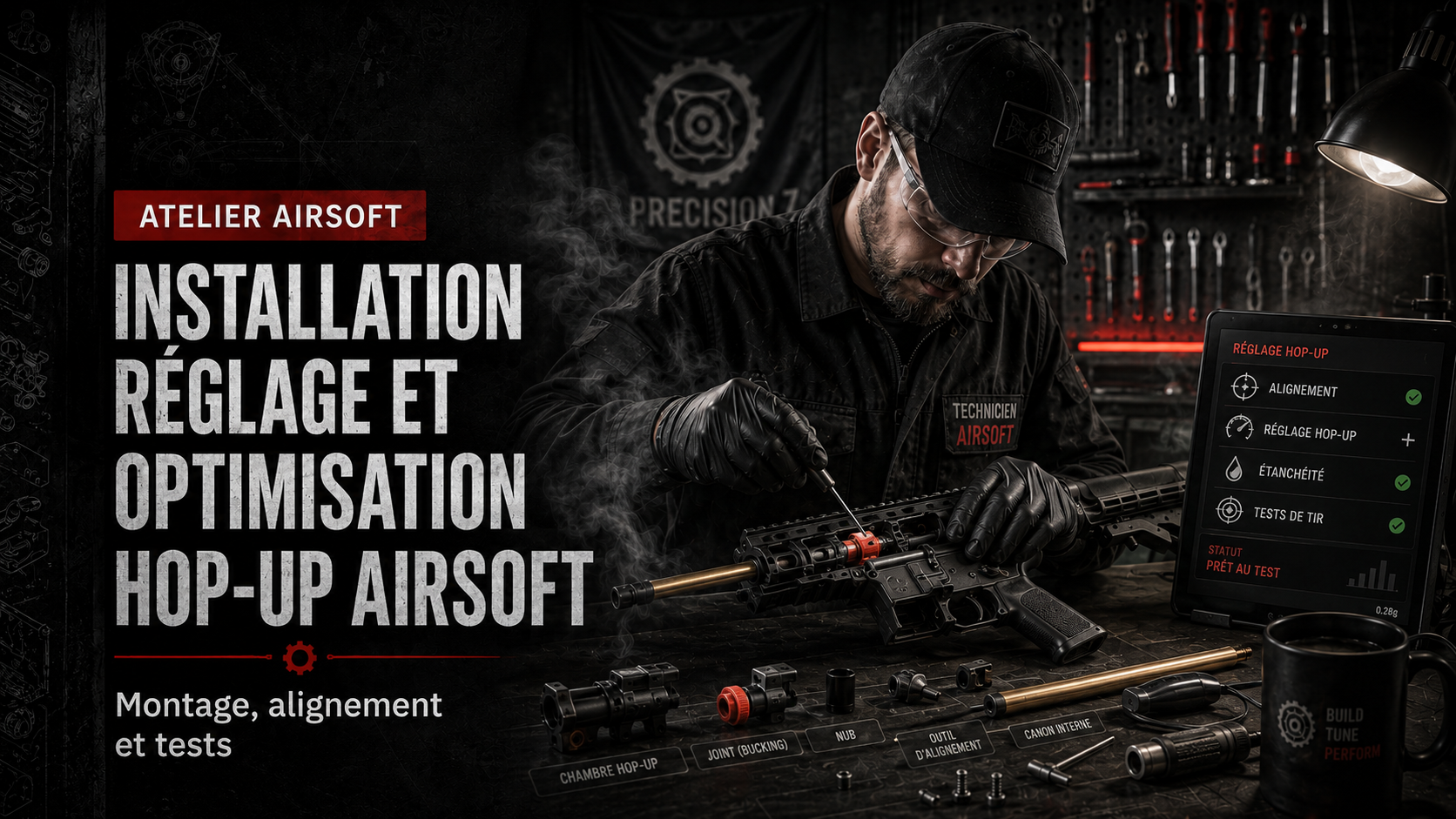 Réglage et optimisation Hop-Up Airsoft – montage, alignement et tests